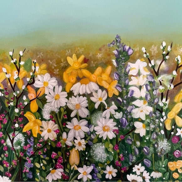 My Happy Place on reclaimed canvas. - Picture 9 of 9